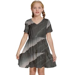Olympus Mount National Park, Greece Kids  Short Sleeve Tiered Mini Dress by dflcprints
