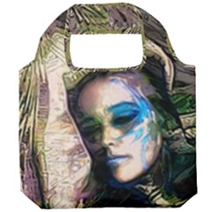 My Mucha Moment Foldable Grocery Recycle Bag by MRNStudios