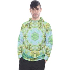 Green Marble Men s Pullover Hoodie