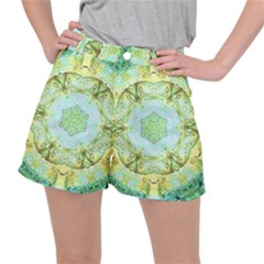 Green Marble Ripstop Shorts by 3cl3ctix