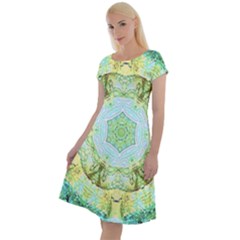 Green Marble Classic Short Sleeve Dress by 3cl3ctix