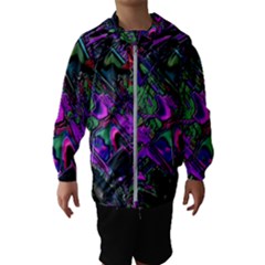 Neon Aquarium Kids  Hooded Windbreaker by MRNStudios