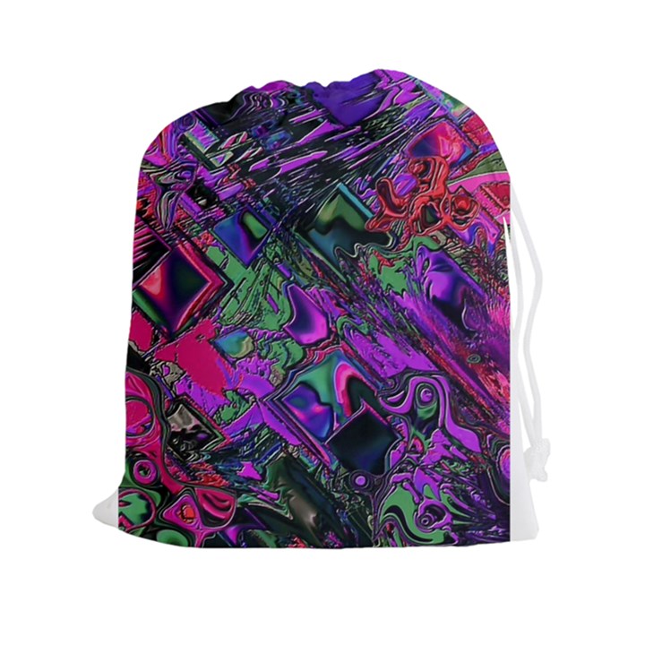 Neon Aquarium Drawstring Pouch (2XL)