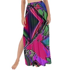 Neon Aquarium Maxi Chiffon Tie-up Sarong by MRNStudios