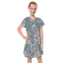 Seaweed Mandala Kids  Drop Waist Dress