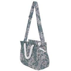 Seaweed Mandala Rope Handles Shoulder Strap Bag