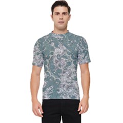 Seaweed Mandala Men s Short Sleeve Rash Guard