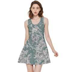 Seaweed Mandala Inside Out Reversible Sleeveless Dress