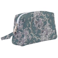 Seaweed Mandala Wristlet Pouch Bag (large) by MRNStudios