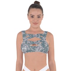 Seaweed Mandala Bandaged Up Bikini Top by MRNStudios