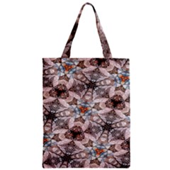 Digital Illusion Zipper Classic Tote Bag by Sparkle