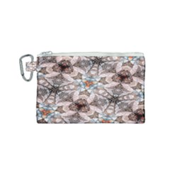 Digital Illusion Canvas Cosmetic Bag (small) by Sparkle