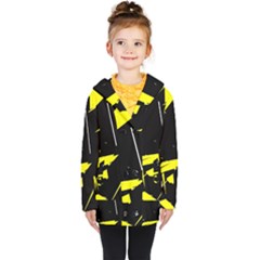 Abstract Pattern Kids  Double Breasted Button Coat by Sparkle