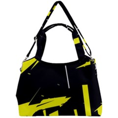 Abstract Pattern Double Compartment Shoulder Bag by Sparkle