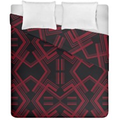 Abstract Pattern Geometric Backgrounds   Duvet Cover Double Side (california King Size) by Eskimos