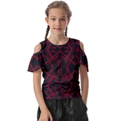 Abstract Pattern Geometric Backgrounds   Kids  Butterfly Cutout Tee by Eskimos