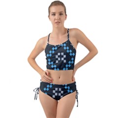 Abstract Pattern Geometric Backgrounds   Mini Tank Bikini Set by Eskimos