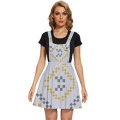 Abstract Pattern Geometric Backgrounds   Apron Dress by Eskimos