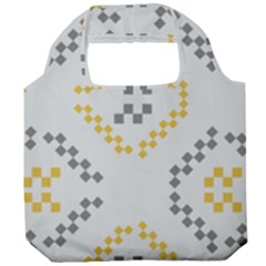 Abstract Pattern Geometric Backgrounds   Foldable Grocery Recycle Bag by Eskimos