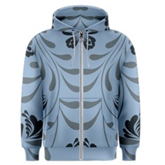 Folk flowers print Floral pattern Ethnic art Men s Zipper Hoodie