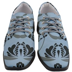 Folk Flowers Print Floral Pattern Ethnic Art Women Heeled Oxford Shoes by Eskimos