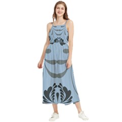 Folk Flowers Print Floral Pattern Ethnic Art Boho Sleeveless Summer Dress by Eskimos