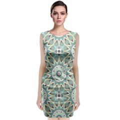 Mandala  Sleeveless Velvet Midi Dress by zappwaits