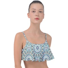 Mandala  Frill Bikini Top by zappwaits