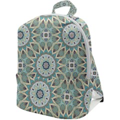 Mandala  Zip Up Backpack by zappwaits