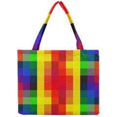 Pride Plaid Mini Tote Bag by WetdryvacsLair