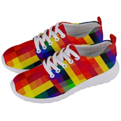 Pride Plaid Men s Lightweight Sports Shoes by WetdryvacsLair