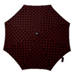 Red Lips Kiss Glitter Hook Handle Umbrellas (Small)