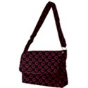 Red Lips Kiss Glitter Full Print Messenger Bag (S) View1