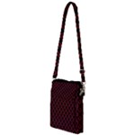 Red Lips Kiss Glitter Multi Function Travel Bag