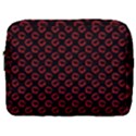 Red Lips Kiss Glitter Make Up Pouch (Large) View1