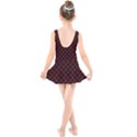 Red Lips Kiss Glitter Kids  Skater Dress Swimsuit View2