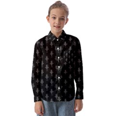 Sketchy Style Funny Skeletons Motif Drawing Kids  Long Sleeve Shirt by dflcprintsclothing