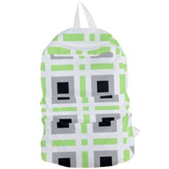 Agender Flag Plaid Foldable Lightweight Backpack by WetdryvacsLair