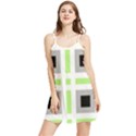 Agender Flag Plaid Summer Frill Dress View1