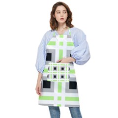 Agender Flag Plaid Pocket Apron by WetdryvacsLair