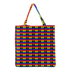 Double Black Diamond Pride Bar Grocery Tote Bag by WetdryvacsLair