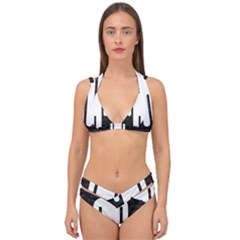 A Wordsearch For Our Times Double Strap Halter Bikini Set by WetdryvacsLair