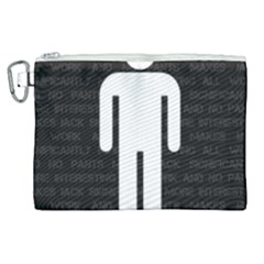 All Work And No Pants Makes Jack Significantly More Interesting Canvas Cosmetic Bag (xl) by WetdryvacsLair