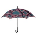 Colorful Floral Leaves Photo Hook Handle Umbrellas (Medium) View3