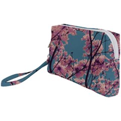 Colorful Floral Leaves Photo Wristlet Pouch Bag (small) by dflcprintsclothing