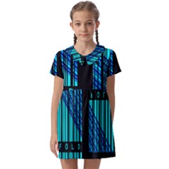 Folding For Science Kids  Asymmetric Collar Dress by WetdryvacsLair