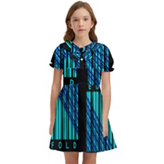 Folding For Science Kids  Bow Tie Puff Sleeve Dress by WetdryvacsLair