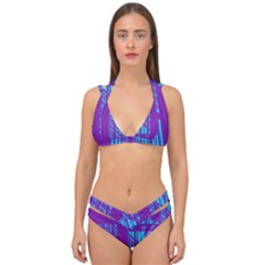 Fold At Home Folding Double Strap Halter Bikini Set by WetdryvacsLair