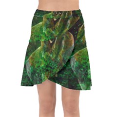 Stp 0111 Cross And Cross Wrap Front Skirt by WetdryvacsLair