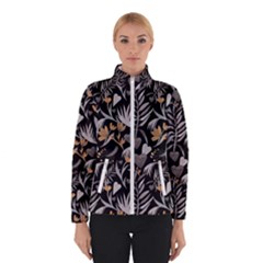   Plants And Hearts In Boho Style No  2 Women s Bomber Jacket by HWDesign